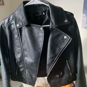 Nasty Gal faux leather jacket